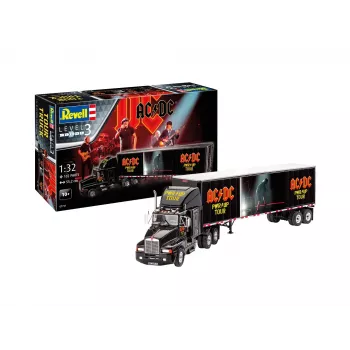 Revell 07731 AC/DC Tour Truck & Trailer “Power Up” kit di montaggio 1:32