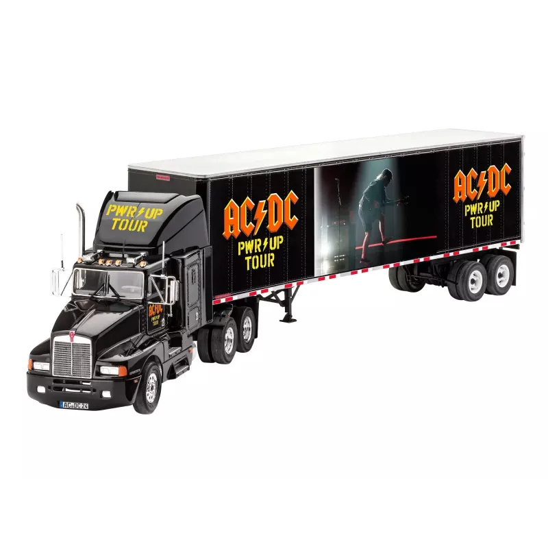 Revell 07731 AC/DC Tour Truck & Trailer “Power Up” kit di montaggio 1:32