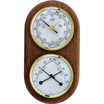 TFA Dostmann stazione meteo analogica 20.1051 rovere per interni ed esterni