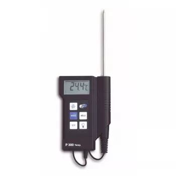 TFA Dostmann 31.1020 Termometro a sonda digitale professionale, NTC, da -40 a +200 °C, sonda in acciaio inox, IP65