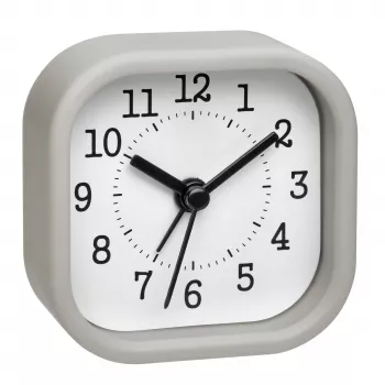 TFA Dostmann 60.1035.10 Sveglia al quarzo grigio pastello