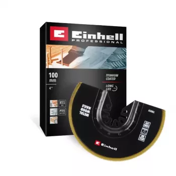 Einhell 708059 Lama per sega a tuffo BIM-TI 100 mm bimetallo per multiuso oscillanti, 1 pezzo