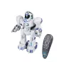 Revell Control T-Giant robot RC - 2,4 GHz, lanciatore di dischi in schiuma, effetti LED, bianco/grigio/arancione 24700