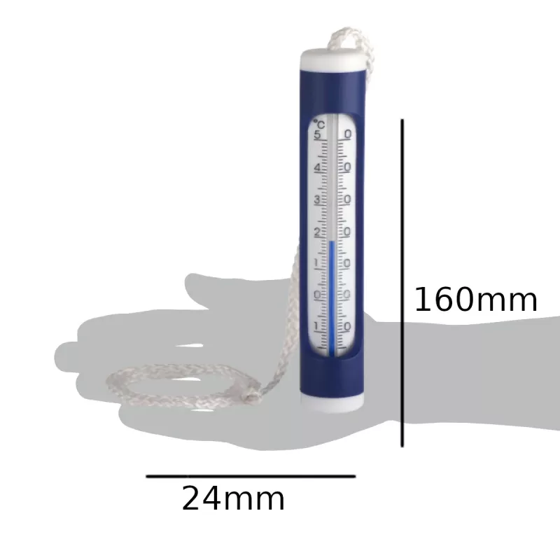 TFA Dostmann 40.2004 Termometro galleggiante per piscina e laghetto blu/bianco