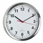 TFA Dostmann 60.3529.02 Orologio da parete radio 220 mm alluminio lancetta dei secondi continua