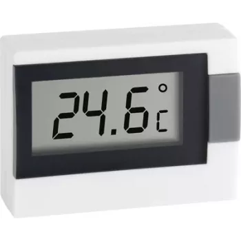 TFA DOSTMANN Mini termometro, doppia scala, da -30 a +50 °C, bianco 30.2017.02