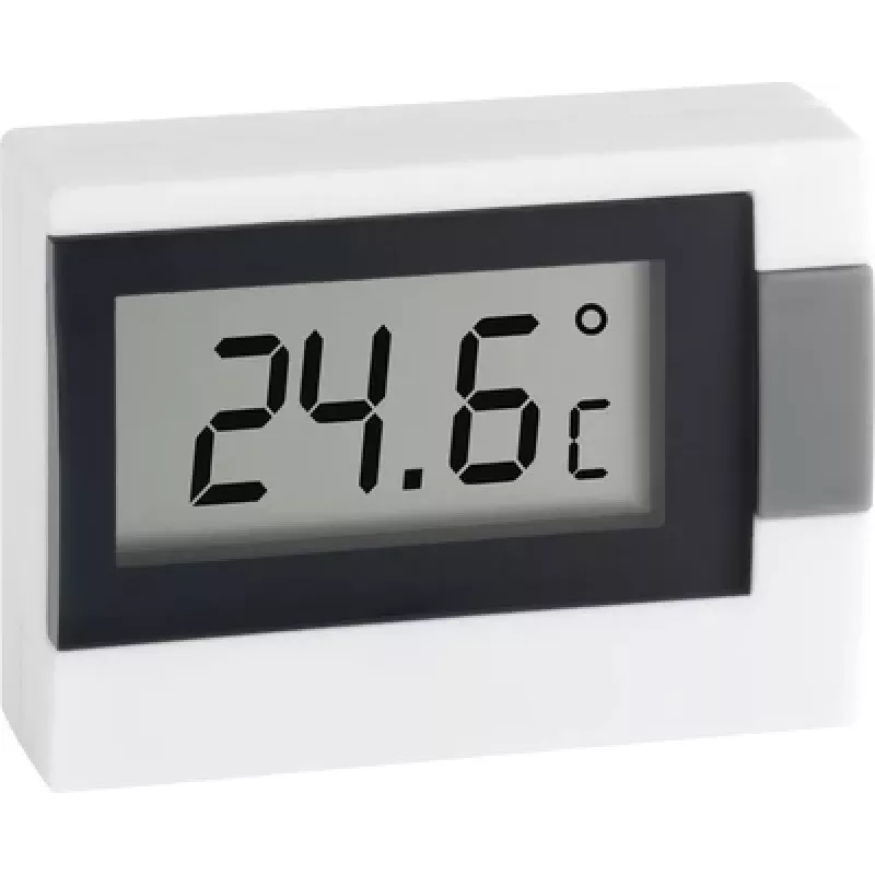 TFA DOSTMANN Mini termometro, doppia scala, da -30 a +50 °C, bianco 30.2017.02