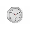 TFA Dostmann 60.3546.02 Orologio da parete radio 25 cm alluminio spazzolato