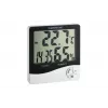 TFA Dostmann WS 5031 Termo-igrometro con orologio, nero/bianco 30-5031