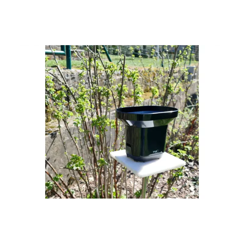 TFA Dostmann 30.3233.01 Sensore pioggia radiocontrollato, 433 MHz, 0-300 mm/h, risoluzione 0,1 mm, bianco