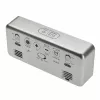 TFA Dostmann 60.2032.54 Sveglia al quarzo argento con doppio allarme