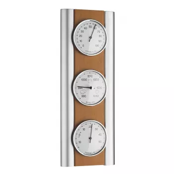 TFA Dostmann Stazione meteo analogica 20.1053.17 faggio per interni ed esterni