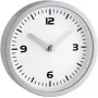 TFA Dostmann 60.3012 Orologio da parete al quarzo rotondo argento