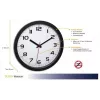 TFA Dostmann 60.3050.01 Orologio da parete al quarzo 305 mm nero