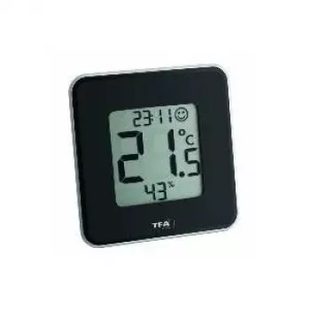TFA Dostmann 30.5021.01 Style Termo-igrometro digitale nero (30.010.425)