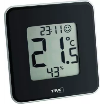 TFA Dostmann 30.5021.01 Style Termo-igrometro digitale nero (30.010.425)