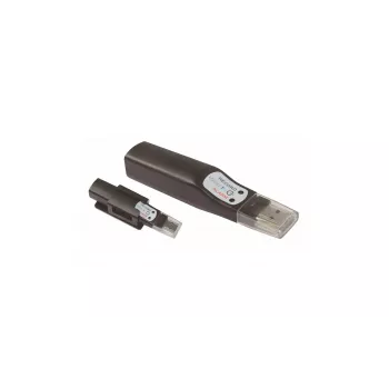 TFA Dostmann LOG32T Data logger di temperatura, USB, da -40 a +70 °C, 60.000 valori misurati, LCD, IP65 5005-0170