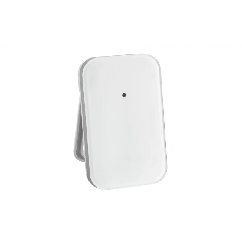 TFA Dostmann Termometro radiocontrollato con orologio, bianco (30-3051-02)