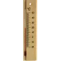 TFA Dostmann Termometro analogico per interni, legno di faggio, da -20 a +50 °C, da parete 12.1053.05