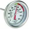 TFA Dostmann 14.1029 Termometro da frigorifero e congelatore in acciaio inox, quadrante analogico, da -30 a +30 °C, diametro 52 mm