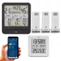 TFA Dostmann TFA.me Set starter con gateway Wi-Fi e 2 termoigrometri radio KLIMA@HOME, nero/bianco 35.8109.02