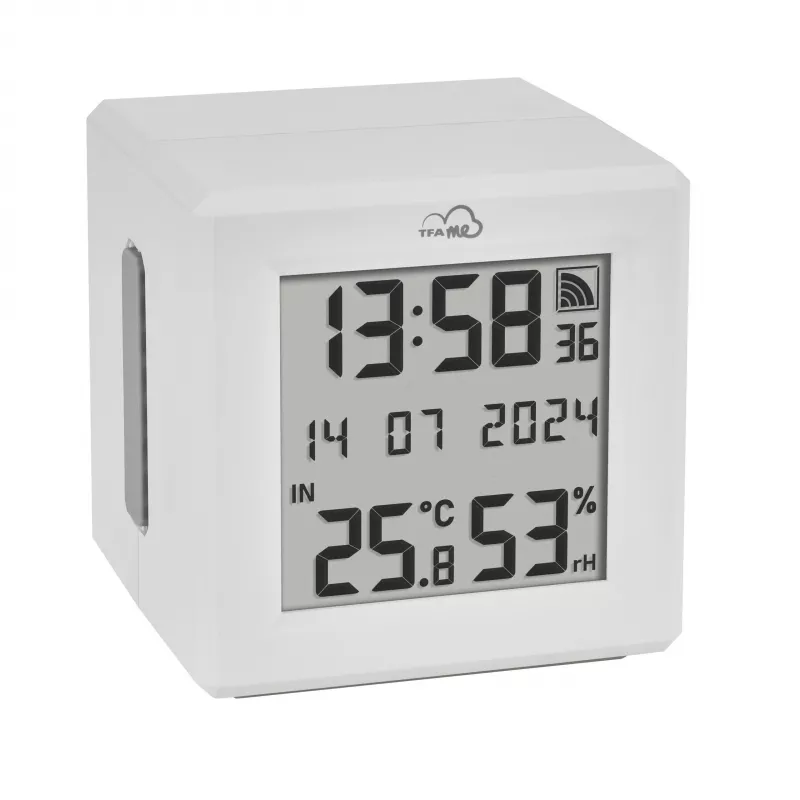 TFA Dostmann TFA.me Set starter con gateway Wi-Fi e 2 termoigrometri radio KLIMA@HOME, nero/bianco 35.8109.02