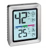 TFA Dostmann EXACTO Termoigrometro digitale argento 30.5047.54.K