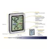 TFA Dostmann EXACTO Termoigrometro digitale argento 30.5047.54.K