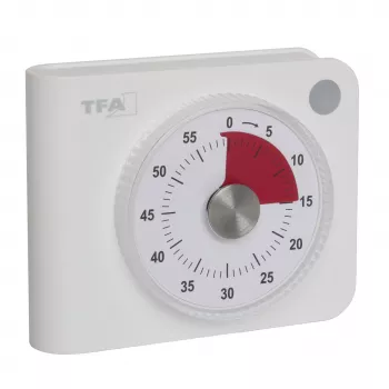 TFA Dostmann Timer da cucina digitale bianco 38.2058.02
