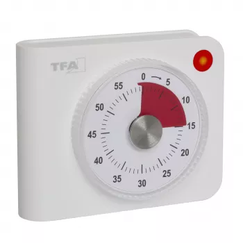 TFA Dostmann Timer da cucina digitale bianco 38.2058.02