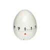 TFA DOSTMANN Timer da cucina a forma di uovo, meccanico, bianco, 60 minuti, allarme a campana, 60 x 74 mm 38.1002