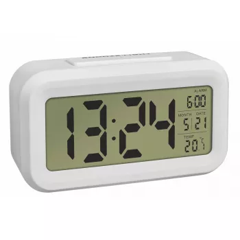 TFA Dostmann 60.2018.02 Sveglia digitale bianca