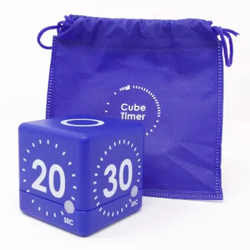 TFA Dostmann Timer CUBE Timer a cubo digitale, blu 38.2036.06
