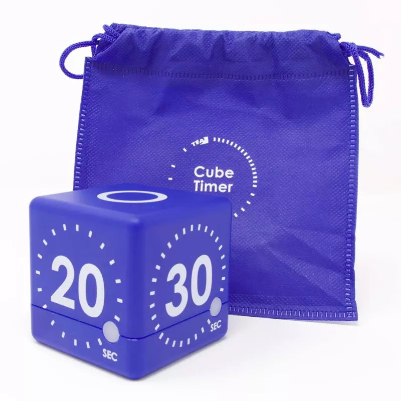 TFA Dostmann Timer CUBE Timer a cubo digitale, blu 38.2036.06