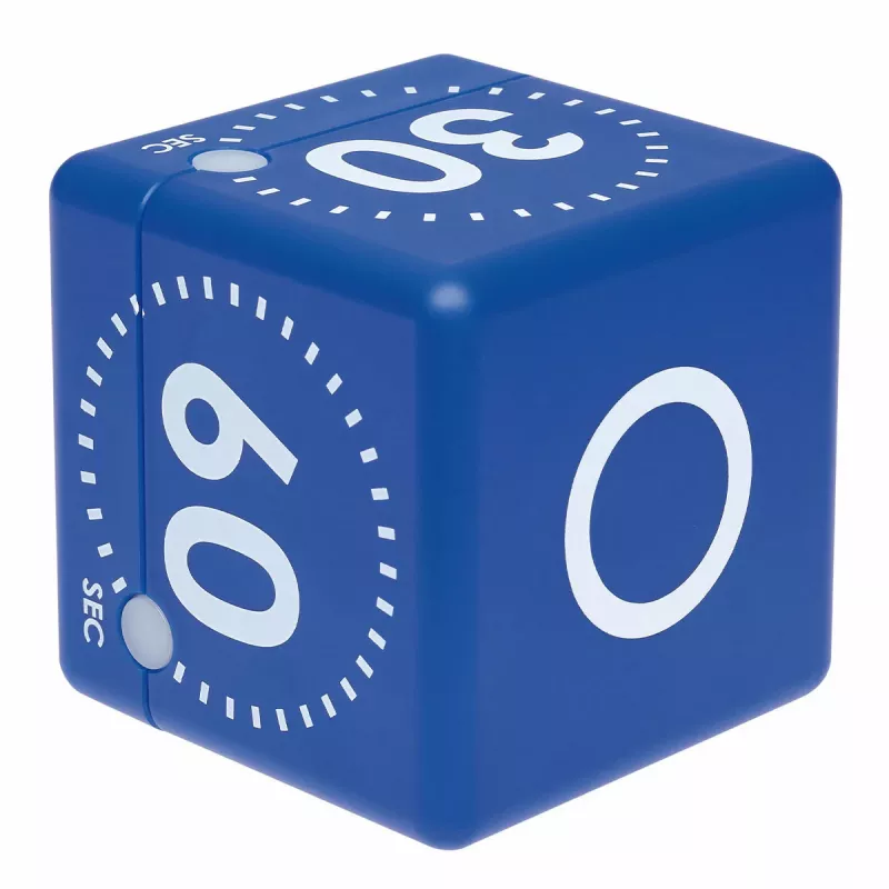 TFA Dostmann Timer CUBE Timer a cubo digitale, blu 38.2036.06