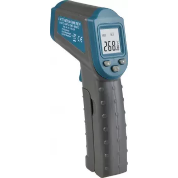 TFA Dostmann RAY Termometro a infrarossi per febbre senza contatto, 32,0-42,9°C corpo, 0-100°C oggetto, 25 posizioni di memoria, LCD illuminato, modalità silenziosa (31.1136.20)