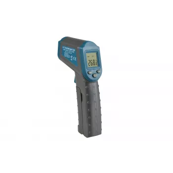 TFA Dostmann RAY Termometro a infrarossi per febbre senza contatto, 32,0-42,9°C corpo, 0-100°C oggetto, 25 posizioni di memoria, LCD illuminato, modalità silenziosa (31.1136.20)