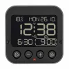 TFA Dostmann 60.2552.01 Sveglia radio nera con doppio allarme