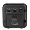 TFA Dostmann 60.2552.01 Sveglia radio nera con doppio allarme