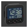TFA Dostmann 60.2552.01 Sveglia radio nera con doppio allarme