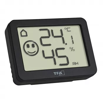 TFA Dostmann Termoigrometro digitale nero (30.5055.01)