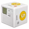TFA Dostmann Cube Timer Timer digitale per uova, bianco/giallo (38.2041.07)