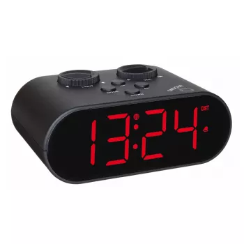 TFA Dostmann 60.2551.01 Sveglia radio nera