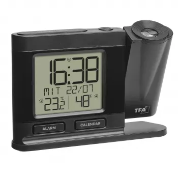 TFA Dostmann 60.5017.01 sveglia radio nero