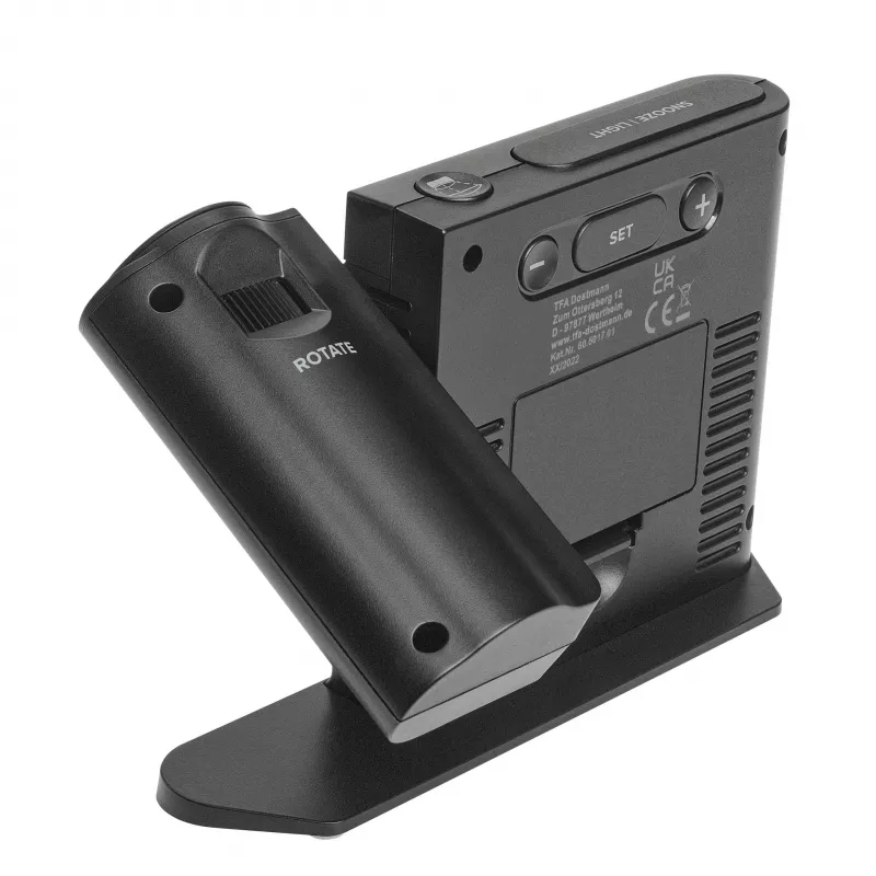 TFA Dostmann 60.5017.01 sveglia radio nero