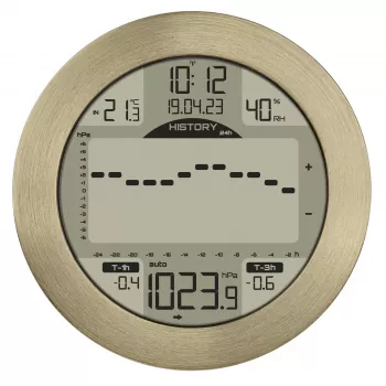 TFA Dostmann METEOMAR stazione meteo marittima 35.1124.53 - digitale, indicazione maree, fase lunare, orologio radiocontrollato, supporta fino a 3 sensori esterni