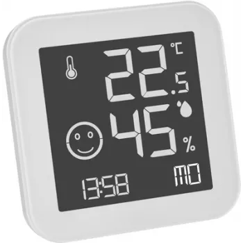 TFA Dostmann BLACK & WHITE termo-igrometro analogico, bianco (30.5054.02)