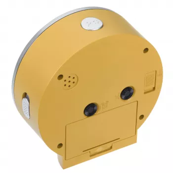 TFA Dostmann 60.1034.07 sveglia analogica al quarzo rotonda gialla