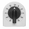 TFA Dostmann timer da cucina analogico contaminuti bianco-nero analogico (38.1041)