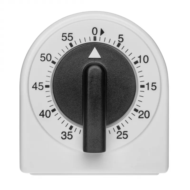 TFA Dostmann timer da cucina analogico contaminuti bianco-nero analogico (38.1041)